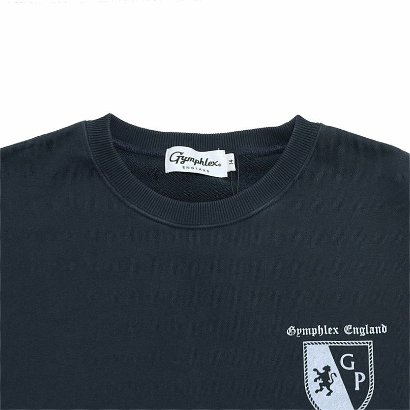 【期間限定ポイント】メンズ/Gymphlex【ジムフレックス】GY-C0292TCFクルーネックプルオーバー【正規取扱】2023秋冬