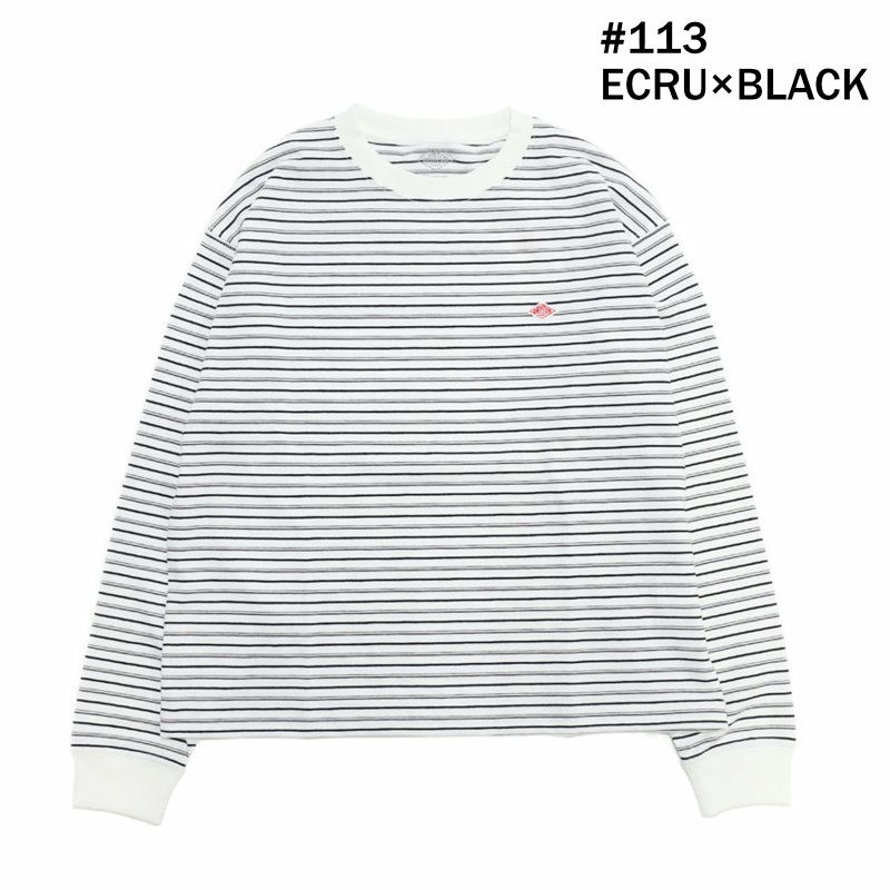Ra9/ダントンDANTON/カットソー/ロングスリーブTシャツストライプ/DT-C0269TCB/レディース【正規取扱】