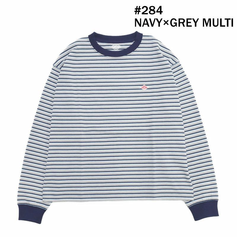 Ra9/ダントンDANTON/カットソー/ロングスリーブTシャツストライプ/DT-C0269TCB/レディース【正規取扱】