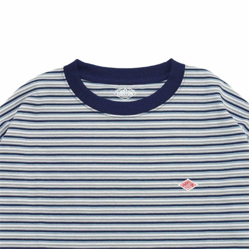 Ra9/ダントンDANTON/カットソー/ロングスリーブTシャツストライプ/DT-C0269TCB/レディース【正規取扱】