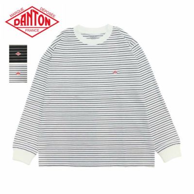 ダントン DANTON/カットソー/ロングスリーブ Tシャツ ストライプ/DT-C0200 TCB/メンズ【正規取扱】