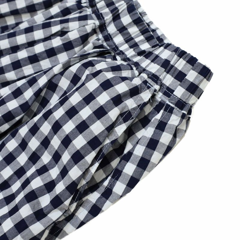 Ya2/ディーエムジーD.M.G./ドミンゴスカート/インディゴギンガムタイプライターマキシ丈スカート/17-515x/レディース【正規取扱】