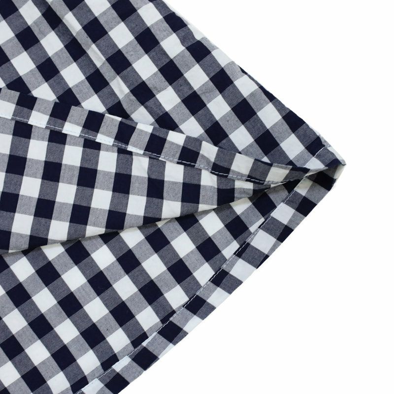 Ya2/ディーエムジーD.M.G./ドミンゴスカート/インディゴギンガムタイプライターマキシ丈スカート/17-515x/レディース【正規取扱】