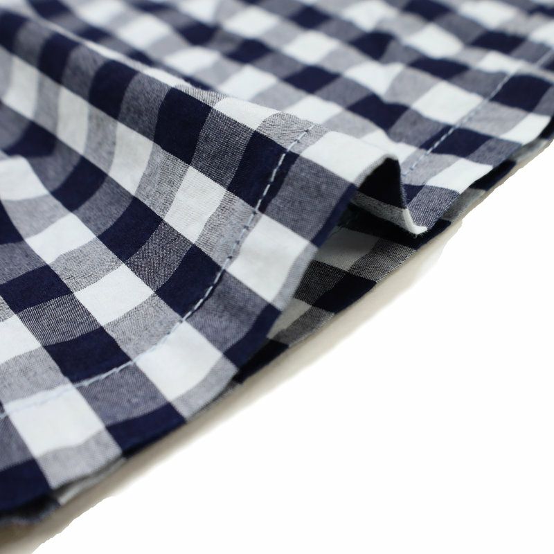 Ya2/ディーエムジーD.M.G./ドミンゴスカート/インディゴギンガムタイプライターマキシ丈スカート/17-515x/レディース【正規取扱】