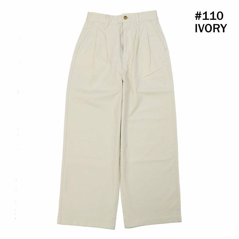 Ra9/ダントンDANTON/パンツ/ストレッチツイル2タックワイドパンツ/DT-E0252ASI/レディース【正規取扱】