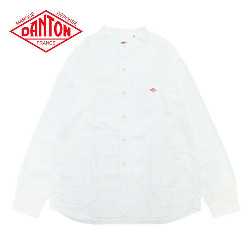 Ra9/ダントンDANTON/シャツ/オックスフォードバンドカラーシャツパターン/DT-B0280OXP/メンズ【正規取扱】