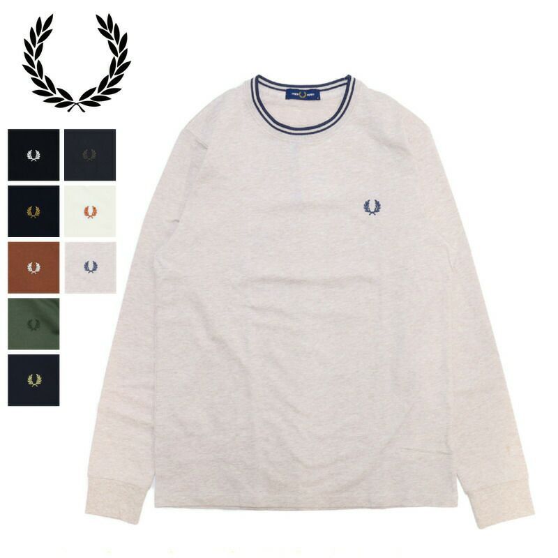 Ya2/フレッドペリーFREDPERRY/ロンT/ツインティップドロングスリーブTシャツ/M9602/レディースメンズ【正規取扱】