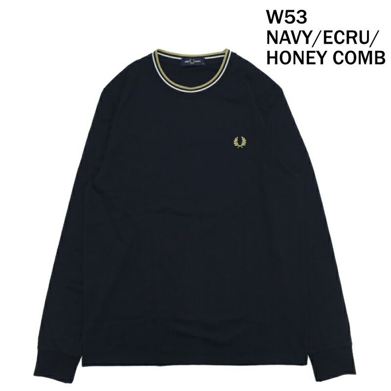 フレッドペリーFREDPERRY/ロンT/ツインティップドロングスリーブTシャツ/M9602/レディースメンズ【正規取扱】