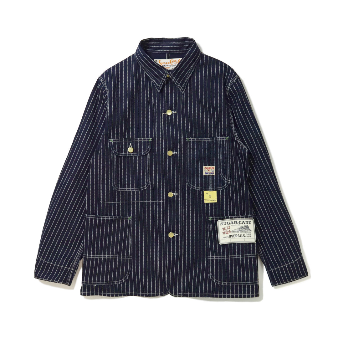 Ya2/シュガーケーンSUGARCANE/ジャケット/WABASHSTRIPEWORKCOATウォバッシュストライプワークコート/SC15658/メンズ【正規取扱】