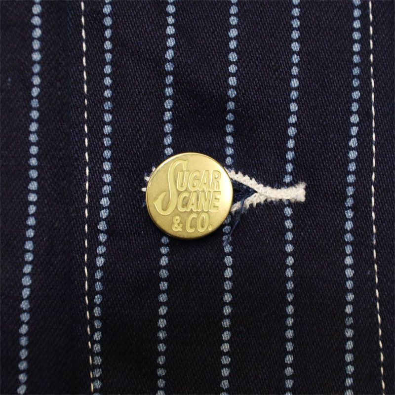 Ya2/シュガーケーンSUGARCANE/ジャケット/WABASHSTRIPEWORKCOATウォバッシュストライプワークコート/SC15658/メンズ【正規取扱】