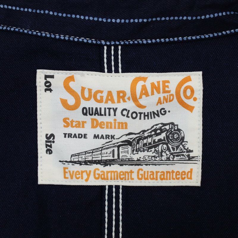 Ya2/シュガーケーンSUGARCANE/ジャケット/WABASHSTRIPEWORKCOATウォバッシュストライプワークコート/SC15658/メンズ【正規取扱】