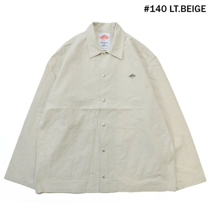 Ra9/ダントンDANTON/ジャケット/コットンリネンカバーオールシャツ/DT-B0240WCL/メンズ【正規取扱】