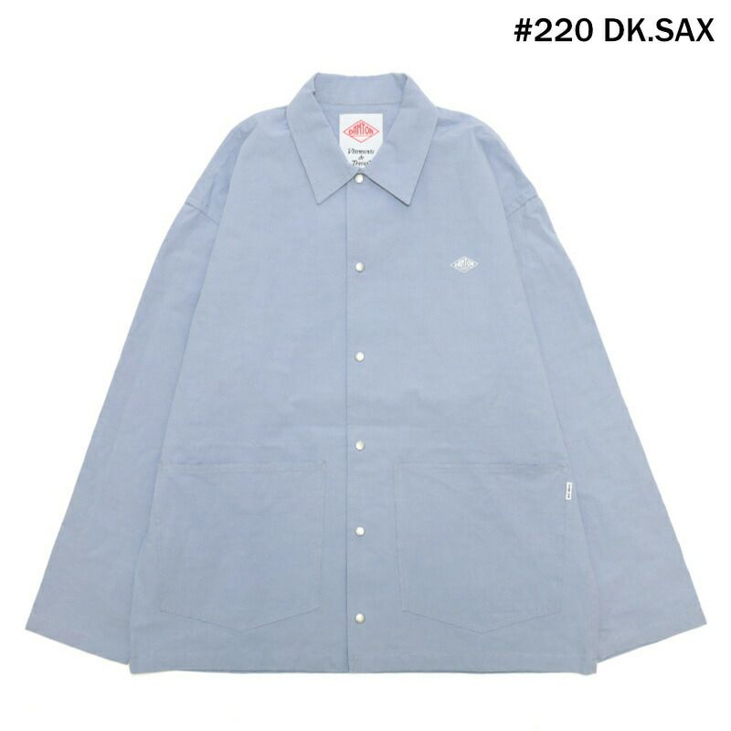 Ra9/ダントンDANTON/ジャケット/コットンリネンカバーオールシャツ/DT-B0240WCL/メンズ【正規取扱】