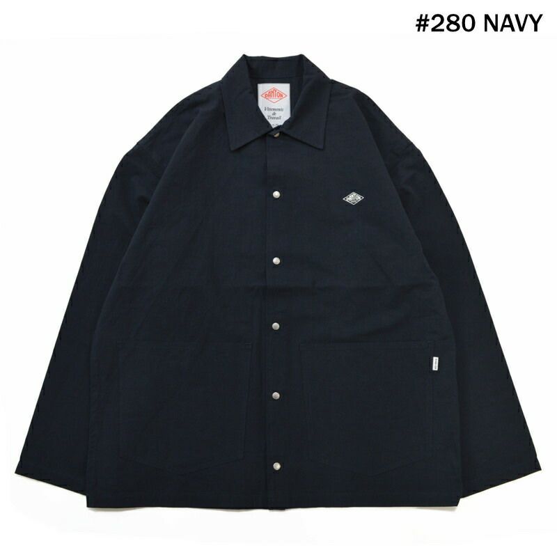 Ra9/ダントンDANTON/ジャケット/コットンリネンカバーオールシャツ/DT-B0240WCL/メンズ【正規取扱】