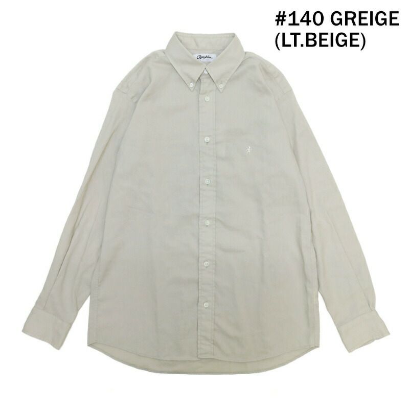 Ya2/ジムフレックスGymphlex/シャツ/リネン長袖ボタンダウンシャツ/GY-B0196LIP/メンズ【正規取扱】