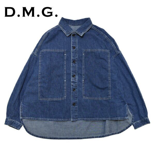 レディース/D.M.G.【ディーエムジー】18-0632E7ozデニムプリズナーデニムシャツジャケット【正規取扱】2023春夏