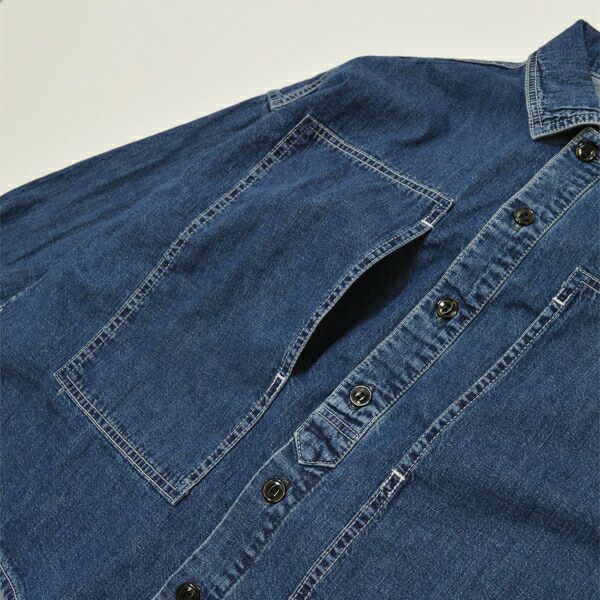 レディース/D.M.G.【ディーエムジー】18-0632E7ozデニムプリズナーデニムシャツジャケット【正規取扱】2023春夏