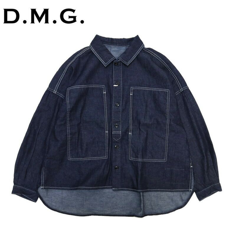 レディース/D.M.G.【ディーエムジー】18-0632E7ozデニムプリズナーデニムシャツジャケット【正規取扱】2023春夏