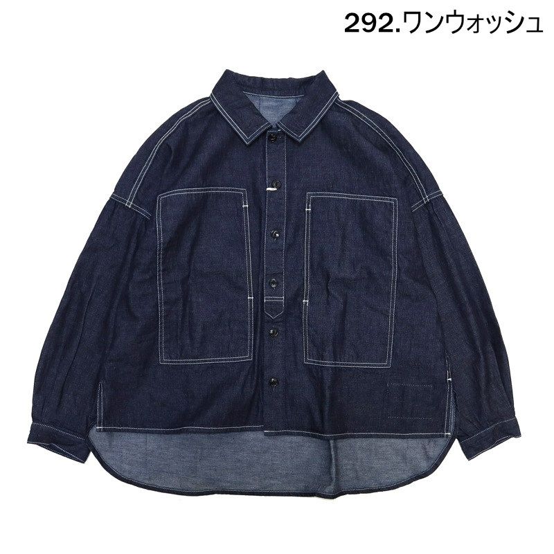 レディース/D.M.G.【ディーエムジー】18-0632E7ozデニムプリズナーデニムシャツジャケット【正規取扱】2023春夏