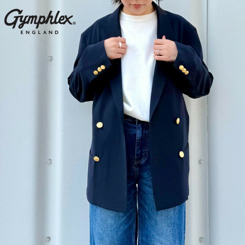 Ya2/ジムフレックスGymphlex/ブレザー/ダブルブレストジャケット/GY-A0678TWN/レディース【正規取扱】