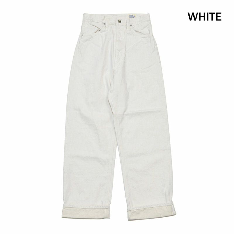 Ya2/オアスロウorSlow/パンツ/ハイウエストセルビッジホワイトデニムパンツ/00-1040-69/レディース【正規取扱】