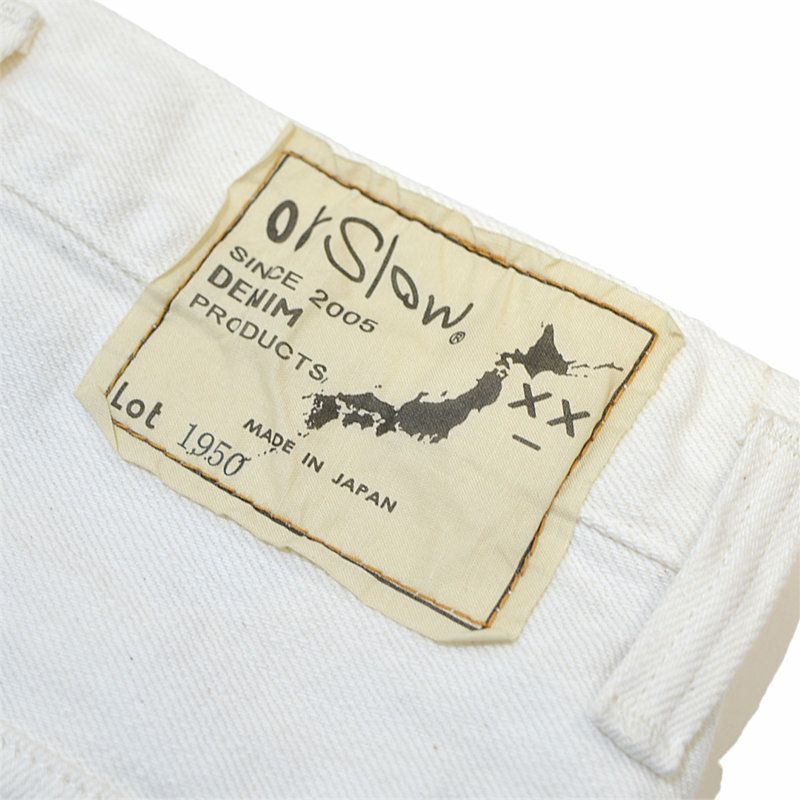 Ya2/オアスロウorSlow/パンツ/ハイウエストセルビッジホワイトデニムパンツ/00-1040-69/レディース【正規取扱】