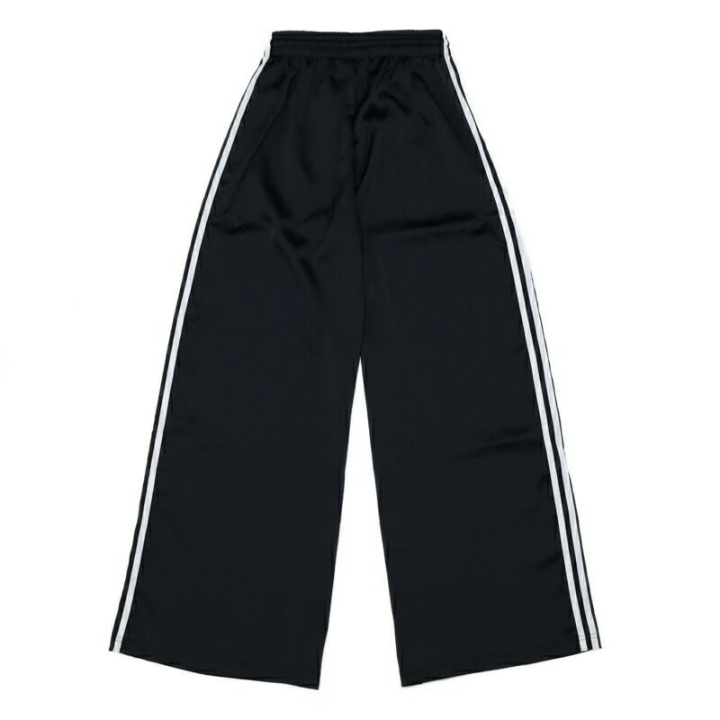 Ya2/レディース/ADIDAS【アディダス】KNZ08サテンワイドレッグトラックパンツ【正規取扱】2024春夏