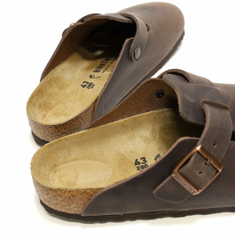 ビルケンシュトックBIRKENSTOCK/サンダル/ボストンBOSTONオイルドレザー-ハバナ/860131/メンズ【正規取扱】
