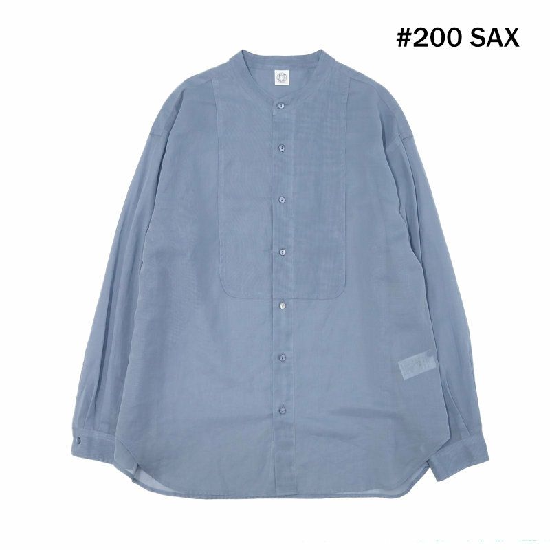 Ya2/オーシバルORCIVAL/シャツ/コットンヴイルバンドカラーシャツ/OR-B270VOM/レディース【正規取扱】