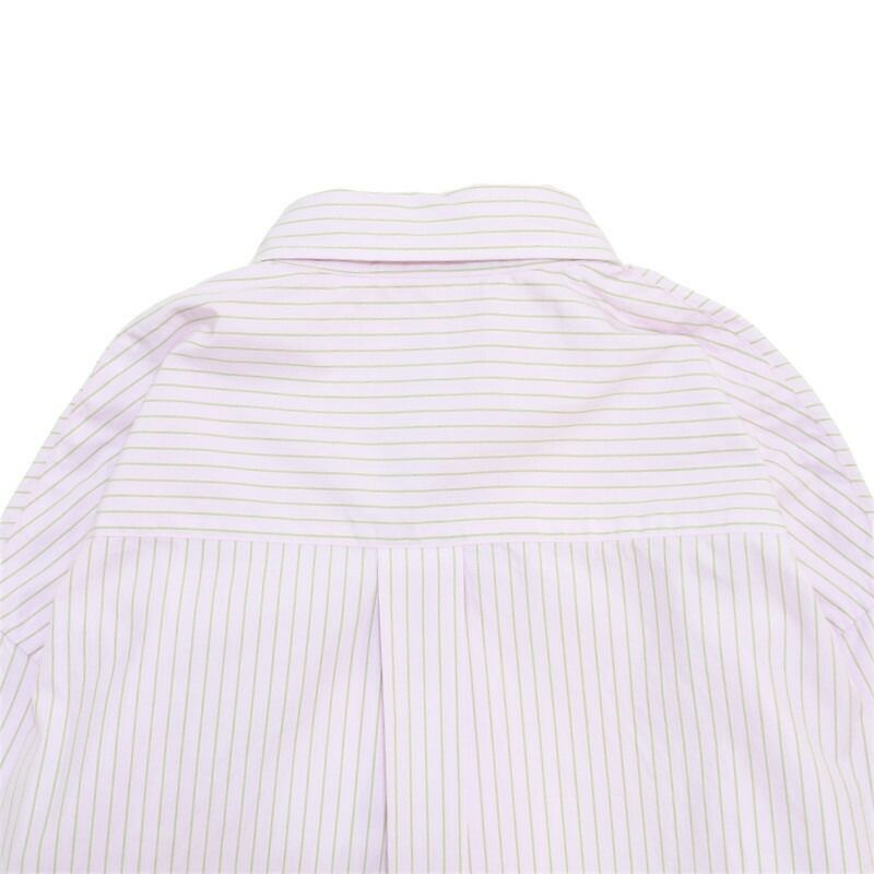 Ya2/ジムフレックスGymphlex/シャツ/コットンストライプショートボタンダウン長袖シャツ/GY-B0198PSEGY-B0198PMS/レディース【正規取扱】