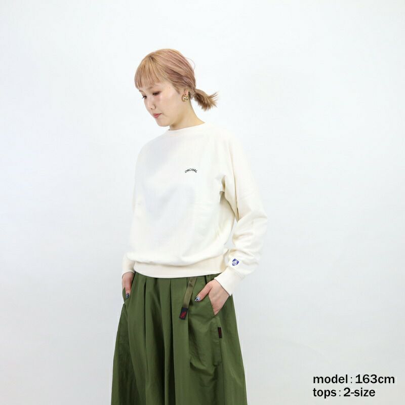 Ya2/オーシバルORCIVAL/ライトフレンチテリーボートネックスウェット/OR-C0429MAZ/レディース【正規取扱】