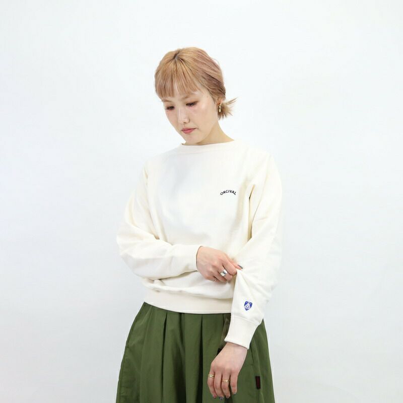 Ya2/オーシバルORCIVAL/ライトフレンチテリーボートネックスウェット/OR-C0429MAZ/レディース【正規取扱】