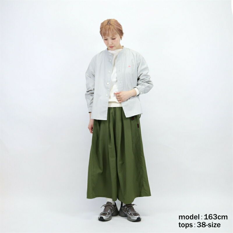 Ra9/ダントンDANTON/シャツ/コットンポプリンバンドカラーシャツ/DT-B0341RPL/レディース【正規取扱】
