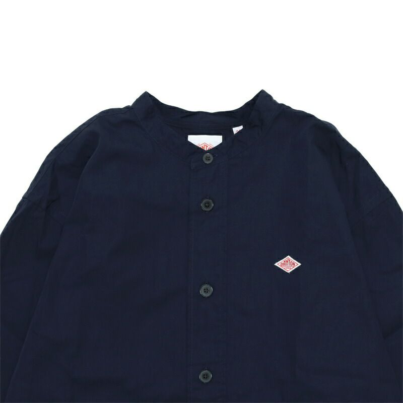 Ra9/ダントンDANTON/シャツ/コットンポプリンバンドカラーシャツ/DT-B0341RPL/レディース【正規取扱】