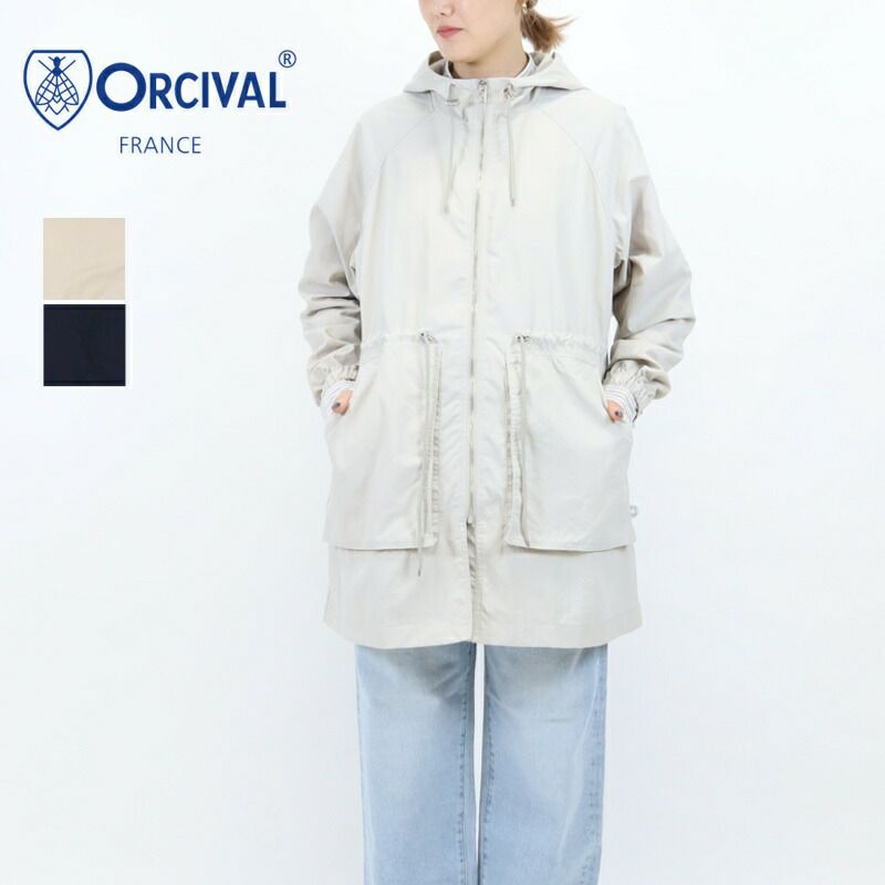 ORCIVAL オーシバル フーディー ナイロン コート ORCIVAL オーシバル フーディー ナイロン コート