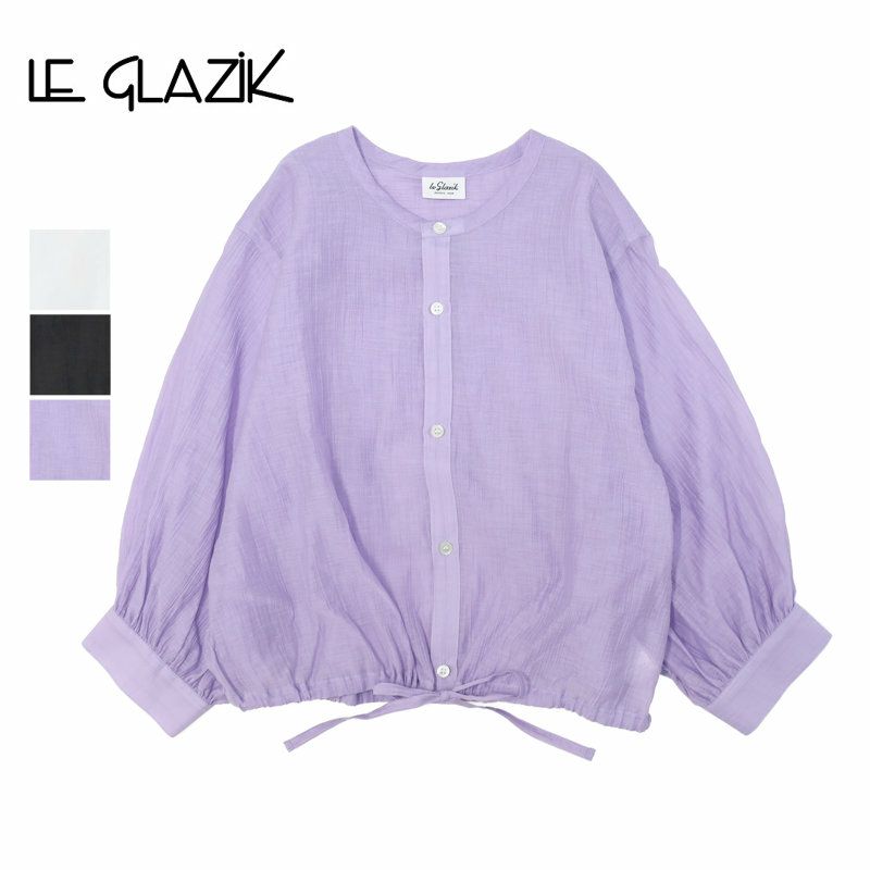 Ya2/ルグラジックLeglazik/パンツ/シアーバンドカラーブラウス/LG-B0384CNS/レディース【正規取扱】
