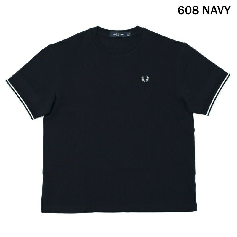 Ya2/レディース/FREDPERRY【フレッドペリー】M4620テープリンガーTシャツ【正規取扱】2024春夏