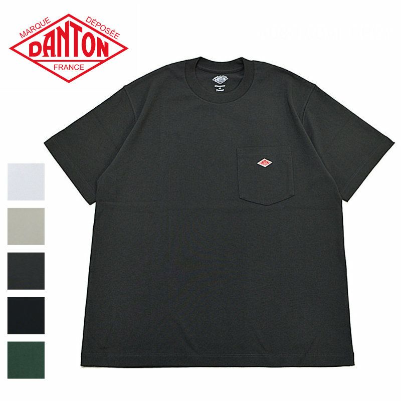 Ra9/メンズ/DANTON【ダントン】DT-C0198TCBポケットTシャツ【正規取扱】2024春夏