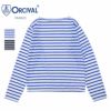 Ya2/オーシバルORCIVAL/ボーダー長袖Ｔシャツ/シースルーボートネック長袖カットソー/OR-C0461STJ/レディース【正規取扱】