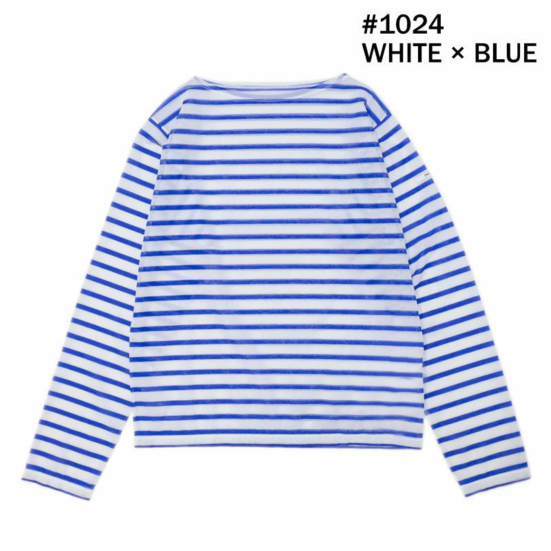 Ya2/オーシバルORCIVAL/ボーダー長袖Ｔシャツ/シースルーボートネック長袖カットソー/OR-C0461STJ/レディース【正規取扱】