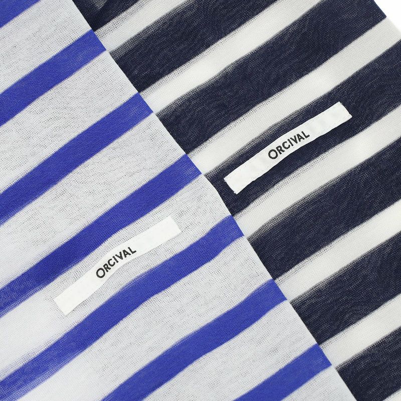 Ya2/オーシバルORCIVAL/ボーダー長袖Ｔシャツ/シースルーボートネック長袖カットソー/OR-C0461STJ/レディース【正規取扱】