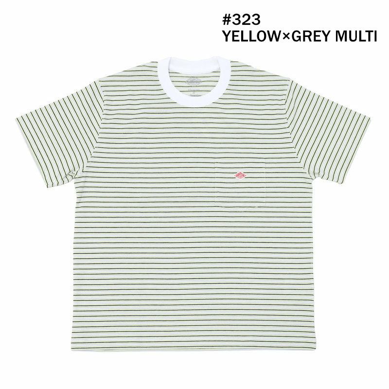 Ya2/ダントンDANTON/クルーネックTシャツ/ショートスリーブポケットTシャツストライプSHORTSLEEVEPOCKETT-SHIRTSTRIPE/DT-C0197TCB/レディース【正規取扱】