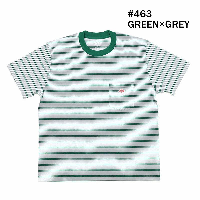 Ya2/ダントンDANTON/クルーネックTシャツ/ショートスリーブポケットTシャツストライプSHORTSLEEVEPOCKETT-SHIRTSTRIPE/DT-C0197TCB/レディース【正規取扱】