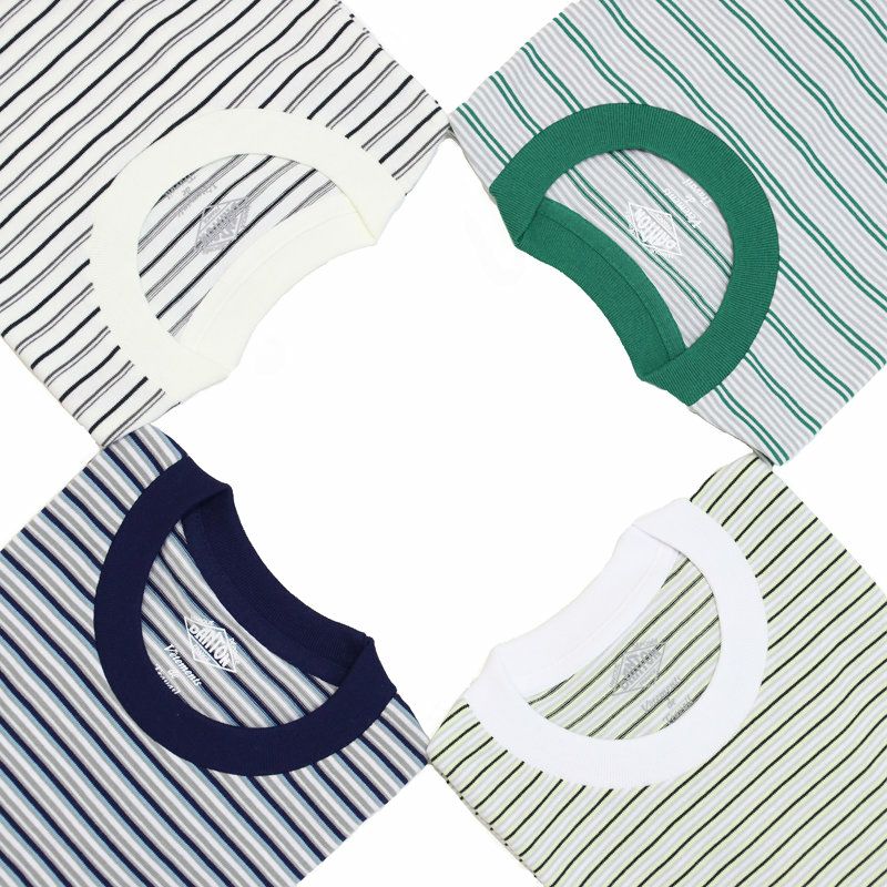 Ya2/ダントンDANTON/クルーネックTシャツ/ショートスリーブポケットTシャツストライプSHORTSLEEVEPOCKETT-SHIRTSTRIPE/DT-C0197TCB/レディース【正規取扱】