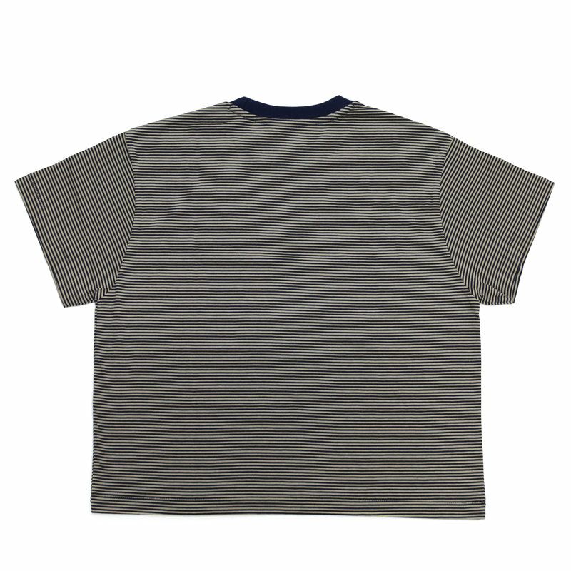 Ra9/ダントンDANTON/Tシャツカットソー/半袖セミクロップTシャツストライプSHORTSLEEVESEMICROPT-SHIRTSTRIPE/DT-C0408CVT/レディース【正規取扱】