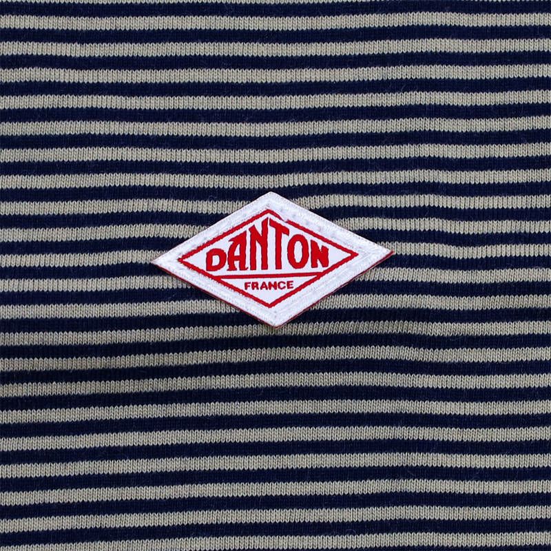 Ra9/ダントンDANTON/Tシャツカットソー/半袖セミクロップTシャツストライプSHORTSLEEVESEMICROPT-SHIRTSTRIPE/DT-C0408CVT/レディース【正規取扱】