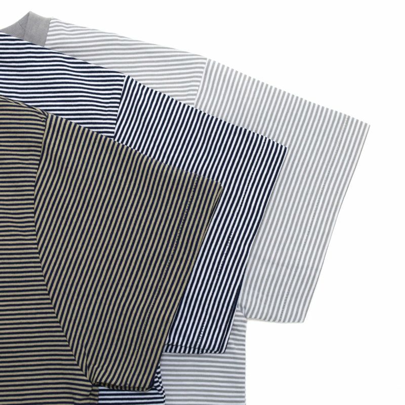 Ra9/ダントンDANTON/Tシャツカットソー/半袖セミクロップTシャツストライプSHORTSLEEVESEMICROPT-SHIRTSTRIPE/DT-C0408CVT/レディース【正規取扱】