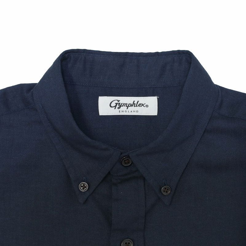 Ya2/ジムフレックスGymphlex/シャツ/リネンポリパフスリーブボタンダウンシャツ/GY-B0242LIP/レディース【正規取扱】