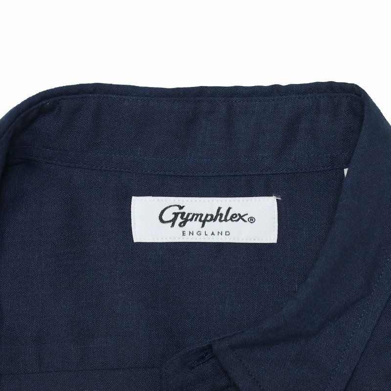 Ya2/ジムフレックスGymphlex/シャツ/リネンポリパフスリーブボタンダウンシャツ/GY-B0242LIP/レディース【正規取扱】