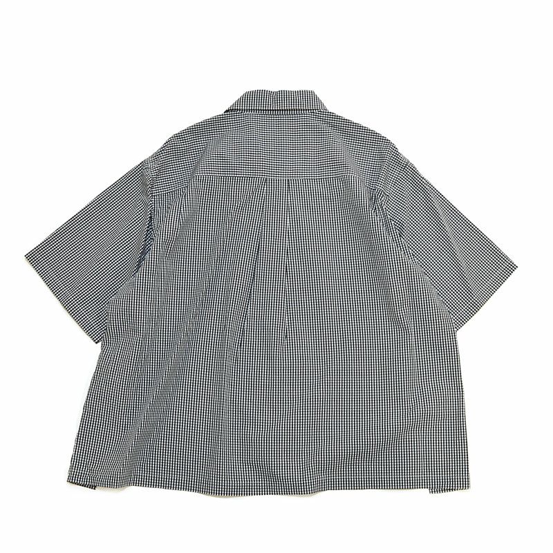 Ra9/レディース/DANTON【ダントン】DT-B0233CPPコットンポプリンチェックハーフスリーブシャツ【正規取扱】2024春夏
